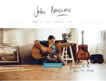 Tablet Screenshot of johnnewsomemusic.com